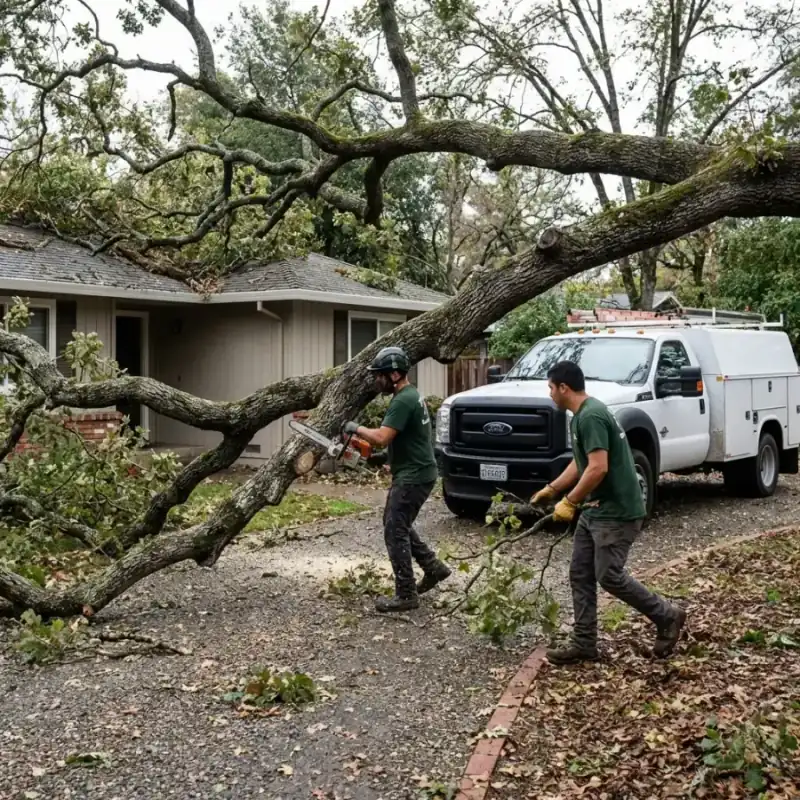 Raleigh emergency tree service